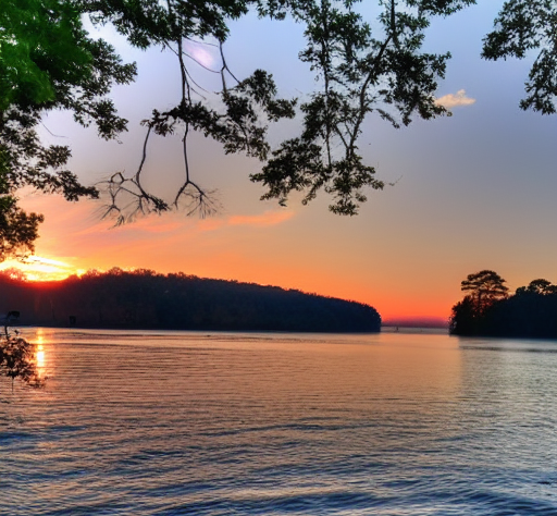 4009941591 Lake Lanier in Forsyth County Georgia sunrise