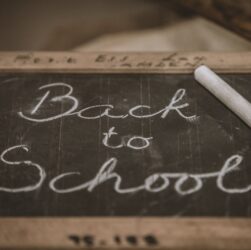 Back to School chalk