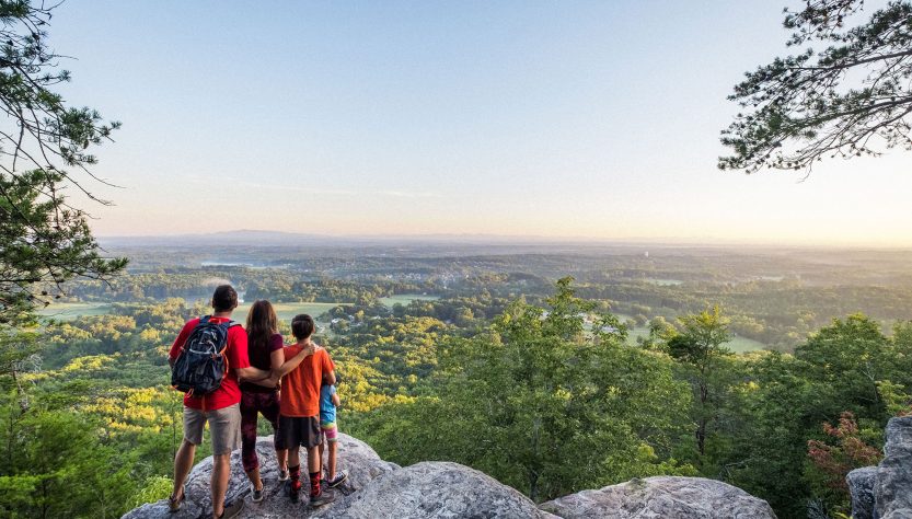 Hiking in Forsyth County