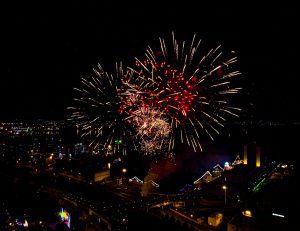 Your Family’s Guide to July 4th in Forsyth County 2 fireworks display during night time in Forsyth County