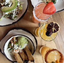 Mini Eats and Mini Sips samples at CT Cantina