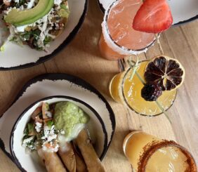 Mini Eats and Mini Sips samples at CT Cantina