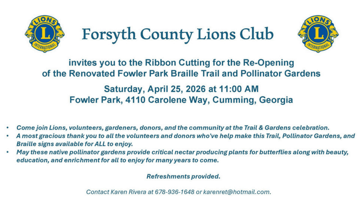 Lions Braille Trail