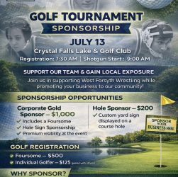 West Forsyth HS Wrestling Team Fundraiser