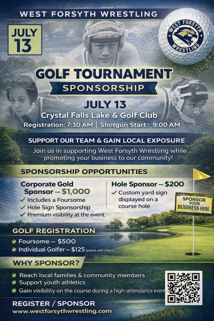 West Forsyth HS Wrestling Team Fundraiser