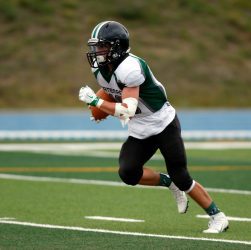 Football Player running with ball