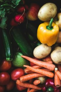 Connie's Cornucopia - organic food straight to your door 3 pile of vegetables